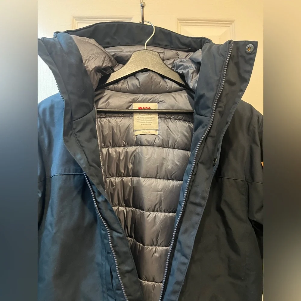 Fjallraven Men's Dark Navy Skogso Padded Insulated Jacket - Picture 3 of 7